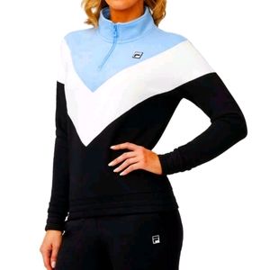 FILA Pullover Chevron Blue White and Black